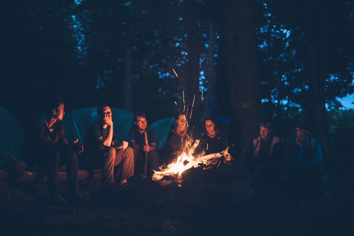 goosebumpmoment about a family campfire